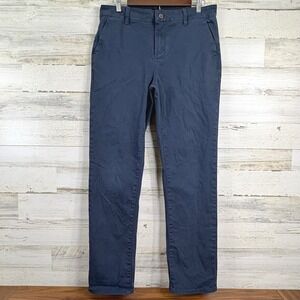 RSQ Mens Slim Straight Chino Pants‎ Size 32x31 Navy Blue Casual Everyday